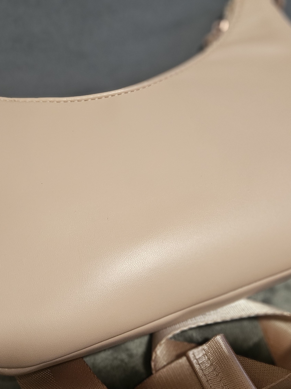 Kendall & Kylie Quilted Leather Crossbody Bag in Nude - Picture 5 of 10